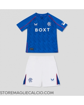 Rangers Maglia Gara Casa Repliche 2024-25 Bambino Maniche Corte Rangers Maglia Gara Casa Repliche 2024-25 Bambino Maniche Corte